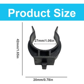 EIHI Pack of 20 Skirting Board Kitchen Clips, Kitchen Skirting Clips, Kitchen Pedestal Fixing, Connector for Skirting Board Kitchen Clips, Clips for Skirting Boards Kitchen (G), silver