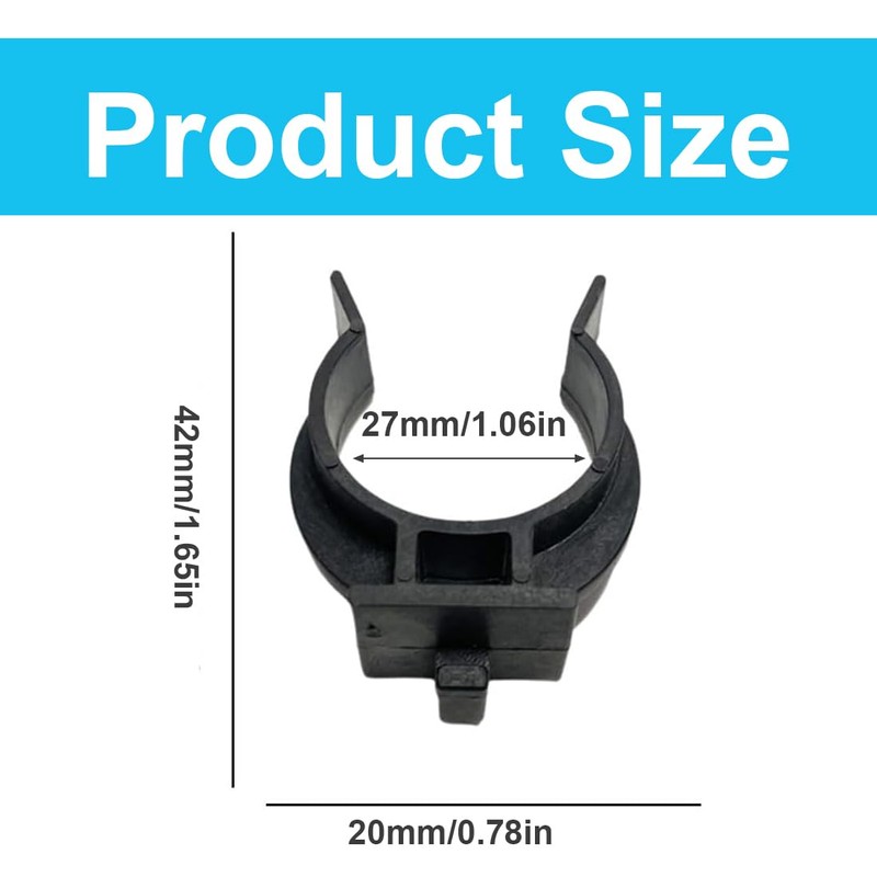 EIHI Pack of 20 Skirting Board Kitchen Clips, Kitchen Skirting