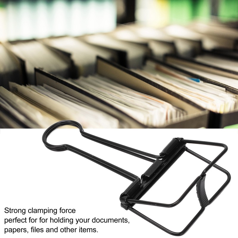 30Pcs Wire Binder Clips 2 Inch Hollow Out Strong Clamping