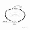 Dtja Clover Ball Beads Bracelet for Women Stainless Steel Luck