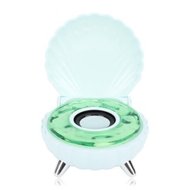 Night Lights Bluetooth Speaker, Bluetooth Speaker Bedside Lamp, Wireless Speaker with Lights, for Home Decoration, Bedroom, Office, 1200mah (Green)