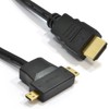 kenable HDMI A to Micro D & MINI C HDMI