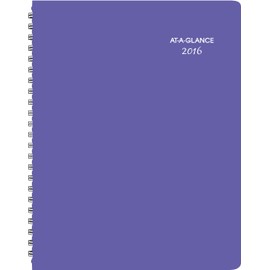 AT-A-GLANCE Weekly/Monthly Appointment Book/Planner 2016, Beautiful Day, 8.5 x 11 Inches, Lavender (938P-905)