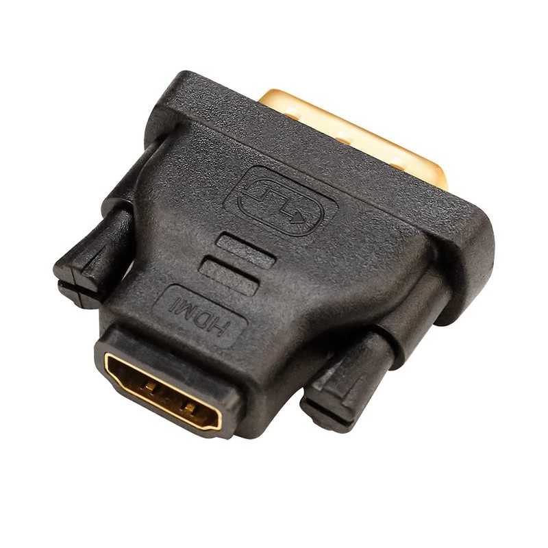 DTECH DVI Male to HDMI Female Adapter Bi-Directional DVI-D Port
