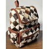 CHERISHTHELABEL Cowhide Backpack, Large Leather Diaper Bag Backpack for Women,