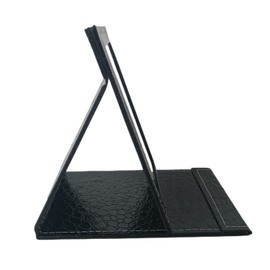 Jtbling Protable Folding Vanity Mirror with Adjustable Stand, Travel Mirror Makeup Mirror (Black)