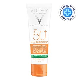 Vichy Protector Solar Anti-brillo Capital Soleil Matificante 3en1 FPS 50+
