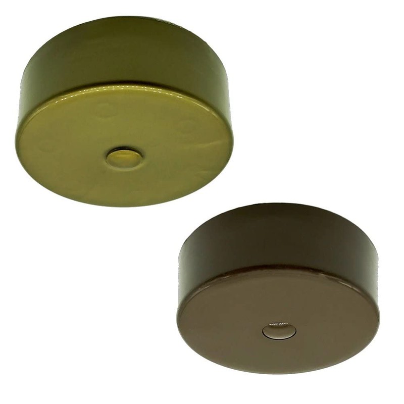 Distribution Box Gold Plastic with Accessories Diameter 73 x 24