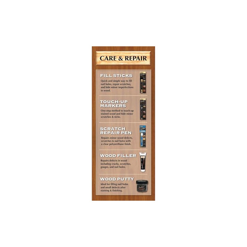 Varathane 374191 Premium Wood Putty, 3.75 oz, Gray