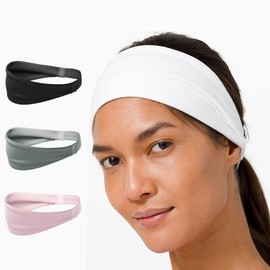 Badminton Headband for Outdoor Sports, Sweat-Absorbing Running & Fitness Forehead Protection L/Enlarged Yoga Sweat-Proof Band [White] 15ea