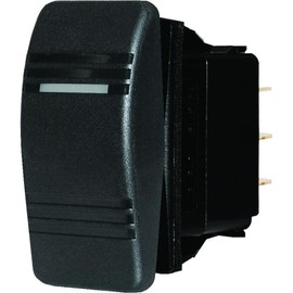 Blue Sea Systems 8282 Contura OFF-ON SPST Switch, Black