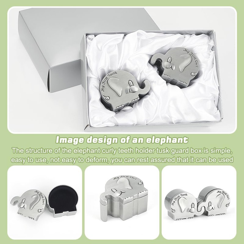 FINGERINSPIRE Set of 2 Memory Boxes First Curl and My