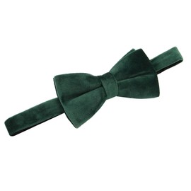 Gollate 100% Silk Velvet Bowties for Men-Pretied Bow Ties - Wedding - Prom - Formal (Emerald Green)