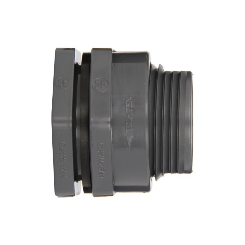 Hayward BFAS1015CES Series BFAS Short Pattern Bulkhead Fitting, Socket x