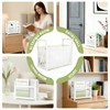 WeGXY White Magazine Holder, Magazine File Holder