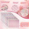 Wadukud 12PCS 56x46cm Polyester Fabric Bundles, Floral Pre-Cut Quilting Cotton