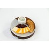 Round Marble and Acacia Wood Cheese Board Set with 3