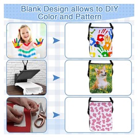 Geroosaty 2 Pack Sublimation Bags Sublimation Shoulder Bag Blanks Sublimation Shoulder Bag Sublimation Blank Bag for Birthday