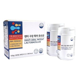 구강유산균 30정 X 2 (총 60정, 120g) Oral Probiotics 30 Tablets X 2 (Total 60 Tablets, 120g)