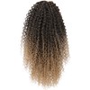 Drawstring Curly Ponytail Extension for Women 22Inch Long Afro Kinky