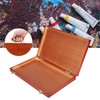 Retro Wooden Painting Tool Storage Box Portable Drawing Oil Painting