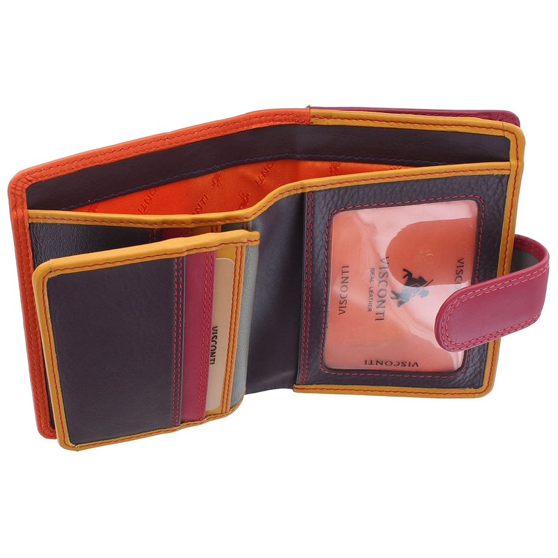 Visconti RB40 Ladies Soft Leather Multi Purses Purse & Purse,