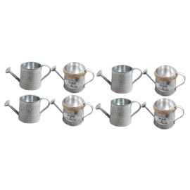 8 Pcs Tin Watering Can Watering Can for Indoor Plants Pots for Outdoor Plants Pots for Indoor Plants Floral Arrangement Pot Flower Watering Pot Rustic Mini Tin Iron Flower Bucket