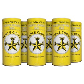 TRIPLE CROWN Yellow Ice III Shuffleboard Wax (Yellow Ice III 6-Pack)