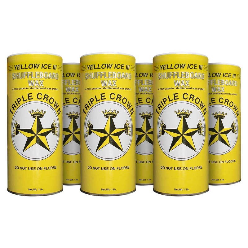 TRIPLE CROWN Yellow Ice III Shuffleboard Wax (Yellow Ice III