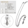 Napist MISASAGI Men's Necklace, 316L Surgical Stainless Steel, Hypoallergenic Pendant,