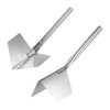 uxcell Inside and Corner Trowels 2.7 Inch Stainless Steel Drywall