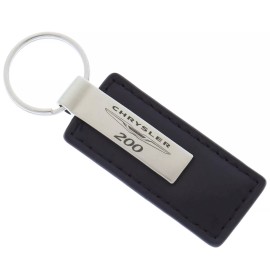 Chrysler 200 Leather Keychain (Black)