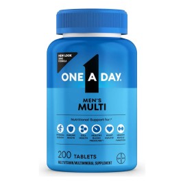 One Day Men Suplemento Multivitamínico Multimineral Hombres 200 Tabletas