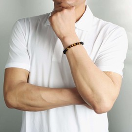 Stocking Stuffers Holiday Outfits for Women 2024 30th/40th/50th/60th/70th/80th Birthday Bracelet Happy Birthday Bracelet Natural Stone Ajustable Bracelet Birthday Bracelet for Him Birthday Gifts for Men Best Gifts for Man(60th)