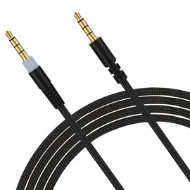 Hizsoaor Cloud Alpha Replacement Audio Cable - Compatible with Kingston Hyperx Cloud Alpha and Cloud Mix Gaming Headset, 3.5mm Plugs, 4.9Ft