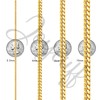 Men's Bracelet Stainless Steel Gold Men's Cuban Link Chain for
