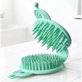 셀프 두피 스케일링 비듬 각질 피지 스크럽 샴푸 브러쉬 Self Scalp Exfoliating Dandruff Flakes Dead Skin Cell Sebum Scrub Shampoo Brush [One piece]