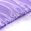 Homiest Lavender Satin Fitted Sheet Queen Size Fitted Bed Sheet,