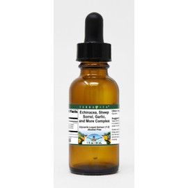 Terravita Echinacea, Sheep Sorrel, Garlic, and More Complex Glycerite Liquid Extract (1:5) - No Flavor (1 oz, ZIN: 523691)