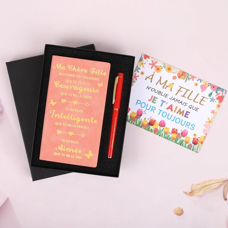 Echehi A6 Notizbuch-Set mit Stift