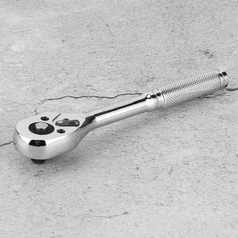Quick Release Ratchet Wrench 45 Teeth Adjustable Chromed Sleeve Socket