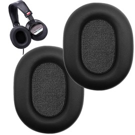 ESJNNK Ear Pads Ear Cushions Replacement for SONY MDR-V6/MDR-V7/MDR-CD900ST/MDR-7506 Sony Pad Protein Leather Cover Memory Foam Black
