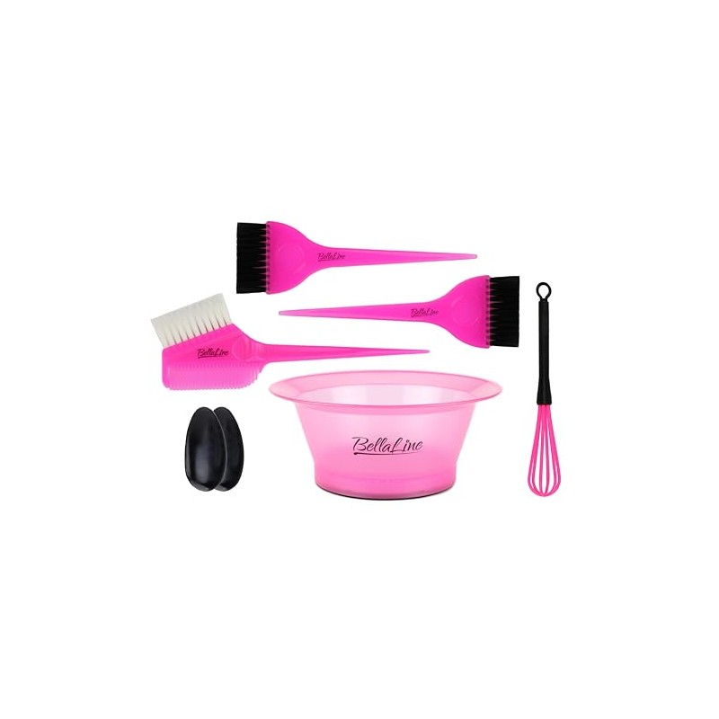 Hair Dye Set 7 Pieces Pink