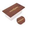 Tissue Box Large Capacity Recessed Mount Toilet Paper Dispenser for
