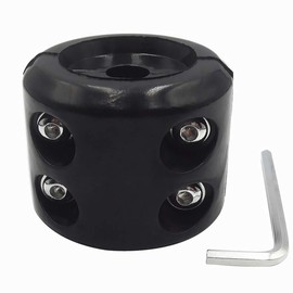Winch Stopper ATV-SCHS Cable Hook Rubber Stopper Winch Line Saver with Allen Wrench for ATV UTV Winches(Black)