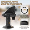 TonGass (2-Pack, Black RV Rotating Sewer Plumbing Vent Cover for