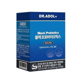 Dr. Adol Black Probiotics 30 Capsules (30 Days) / 닥터아돌 블랙 프로바이오틱스 30캡슐 (30일분)