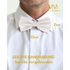 Massi Morino Men's Bow Tie Pre-Tied and Adjustable - Plain