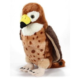 The Petting Zoo Red Tailed Hawk Stuffed Animal Plushie, Gifts for Kids, Wild Onez Zoo Animals, Hawk Plush Toy 12 inches