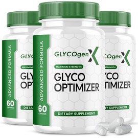 Healthly Glyco Optimizer Glycogen X Maximum Strength Supplement (180 Capsules) 3 Pack